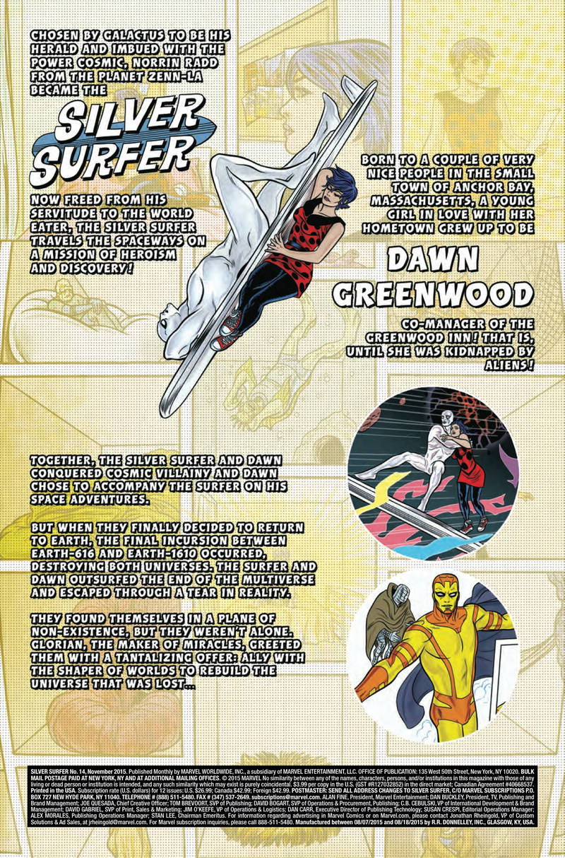 Illustration for article titled Exclusive Marvel preview: Norrin and Dawn try to rebuild the universe in Silver Surfer #15